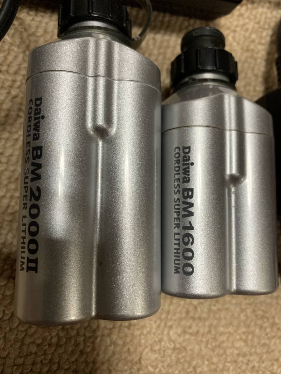 ダイワ スーパーリチウム バッテリー Bm1600c 充電器セット Bm00 動作確認済み 中古品 電動リール タイラバ 太刀魚 の落札情報詳細 ヤフオク落札価格情報 オークフリー スマートフォン版