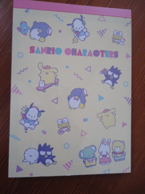新品 サンリオ キャラクターミックス80 Spop A6メモ100枚綴り チアリーチャム ポチャッコ タキシードサム けろっぴ ばつ丸 プリン 18年製 の落札情報詳細 ヤフオク落札価格情報 オークフリー スマートフォン版