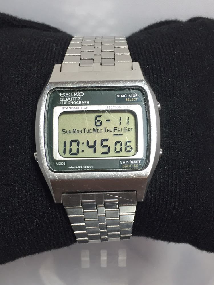 希少】【最終価格】SILVER WAVE デジタル腕時計 A229-5050（動作品 