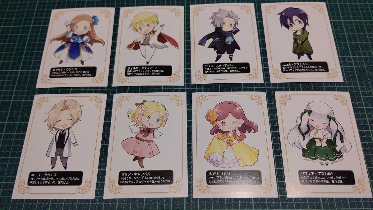 乙女ゲームの破滅フラグしかない悪役令嬢に転生してしまった 購入特典 ミニイラストカード全8種 の落札情報詳細 ヤフオク落札価格情報 オークフリー スマートフォン版