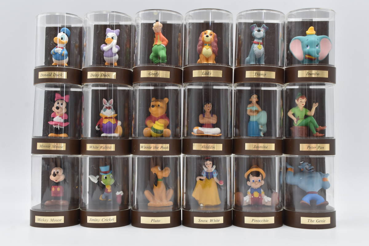 ディズニーキャラクターフィギュア東京三菱銀行レア18個セット 三菱銀行ディズニーフィギュア全18種セット
