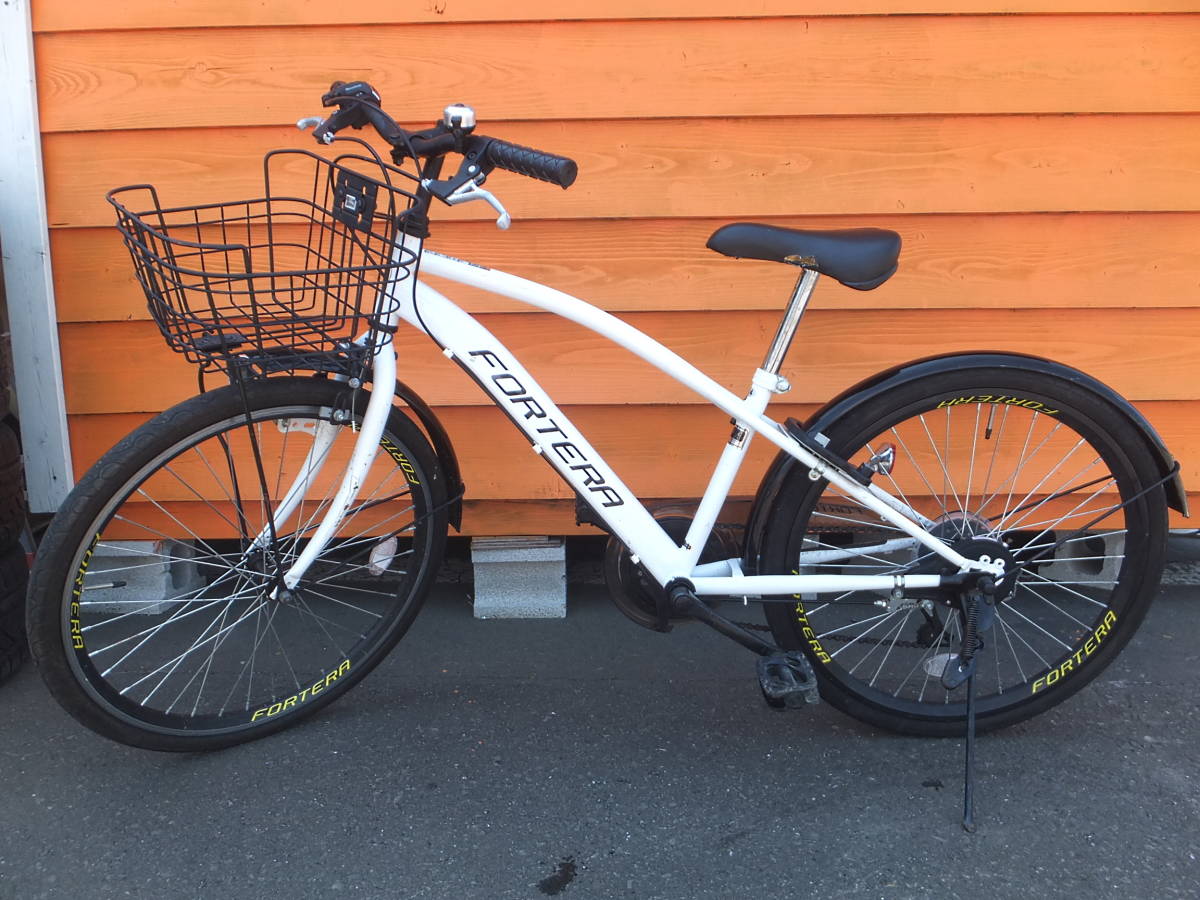 自転車 24インチ 7段変速 FORTERA ブラック 札幌市 白石区 東札幌