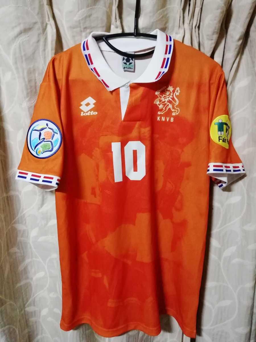 サッカー オランダ代表ユニフォーム ベルカンプ 10番 美品‼️ 超貴重‼️