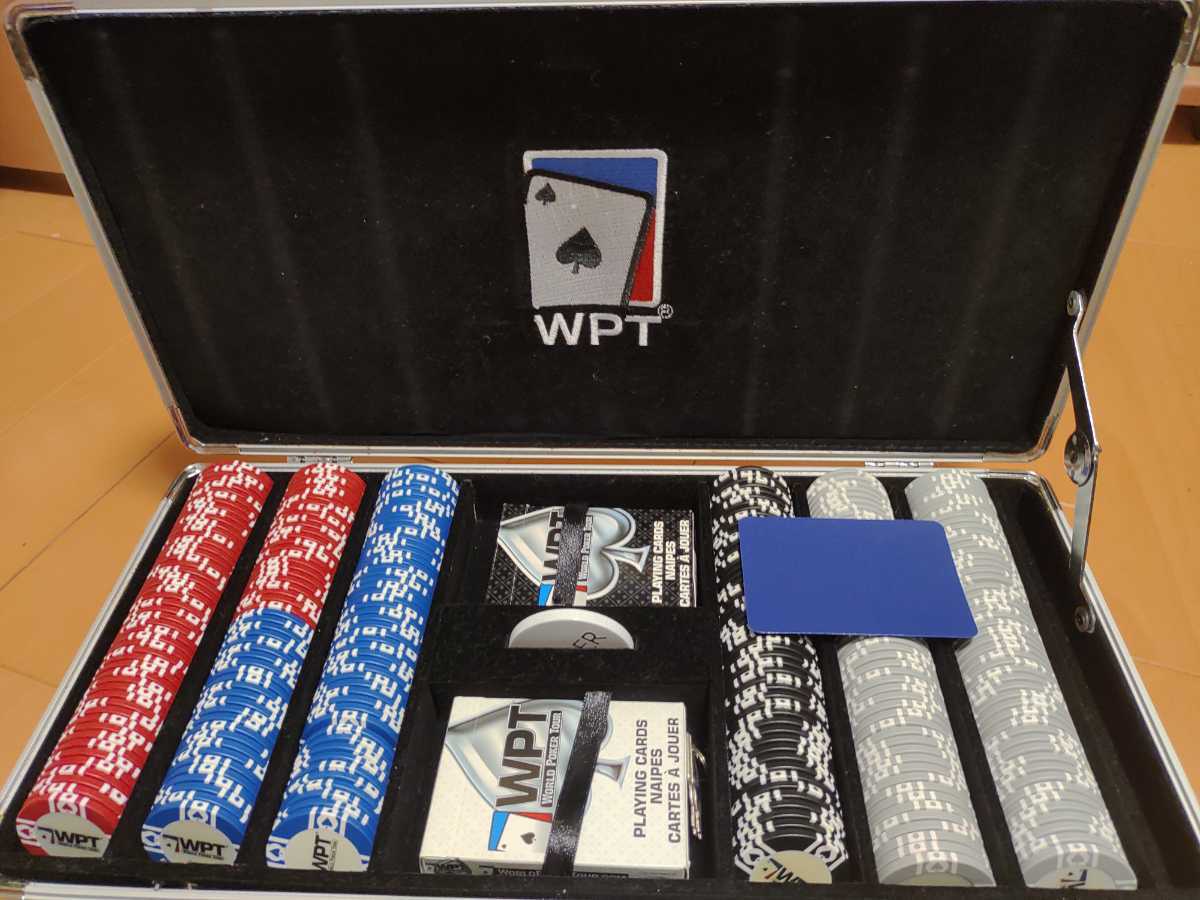 WPT®︎ポーカーセット（コイン300枚） 公式通販 WPT ポーカーセット