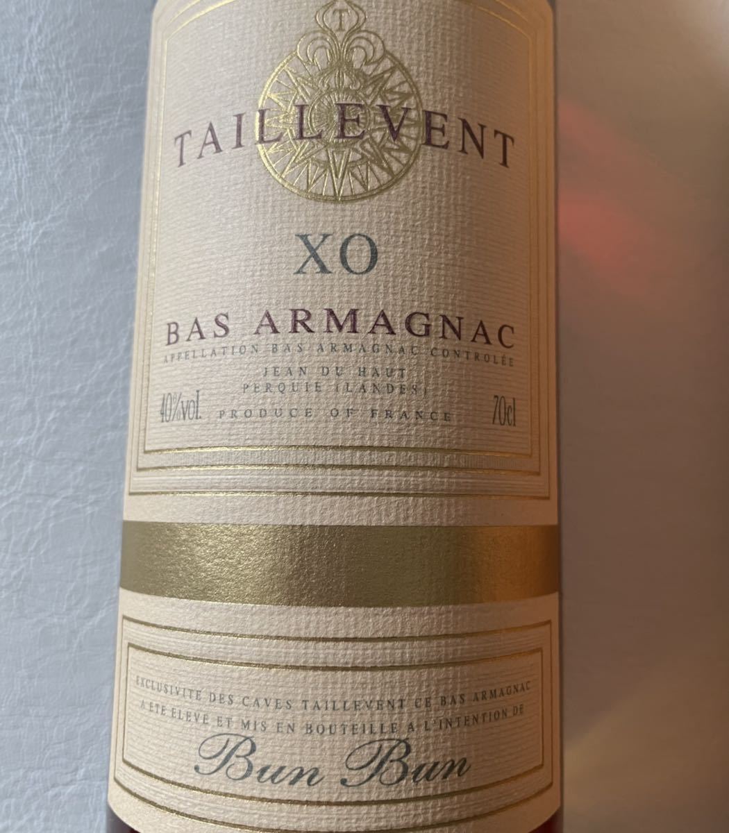 新品】TAILLEVENT XO BAS ARMAGNAC BUN BUN タイユヴァン ブランデー