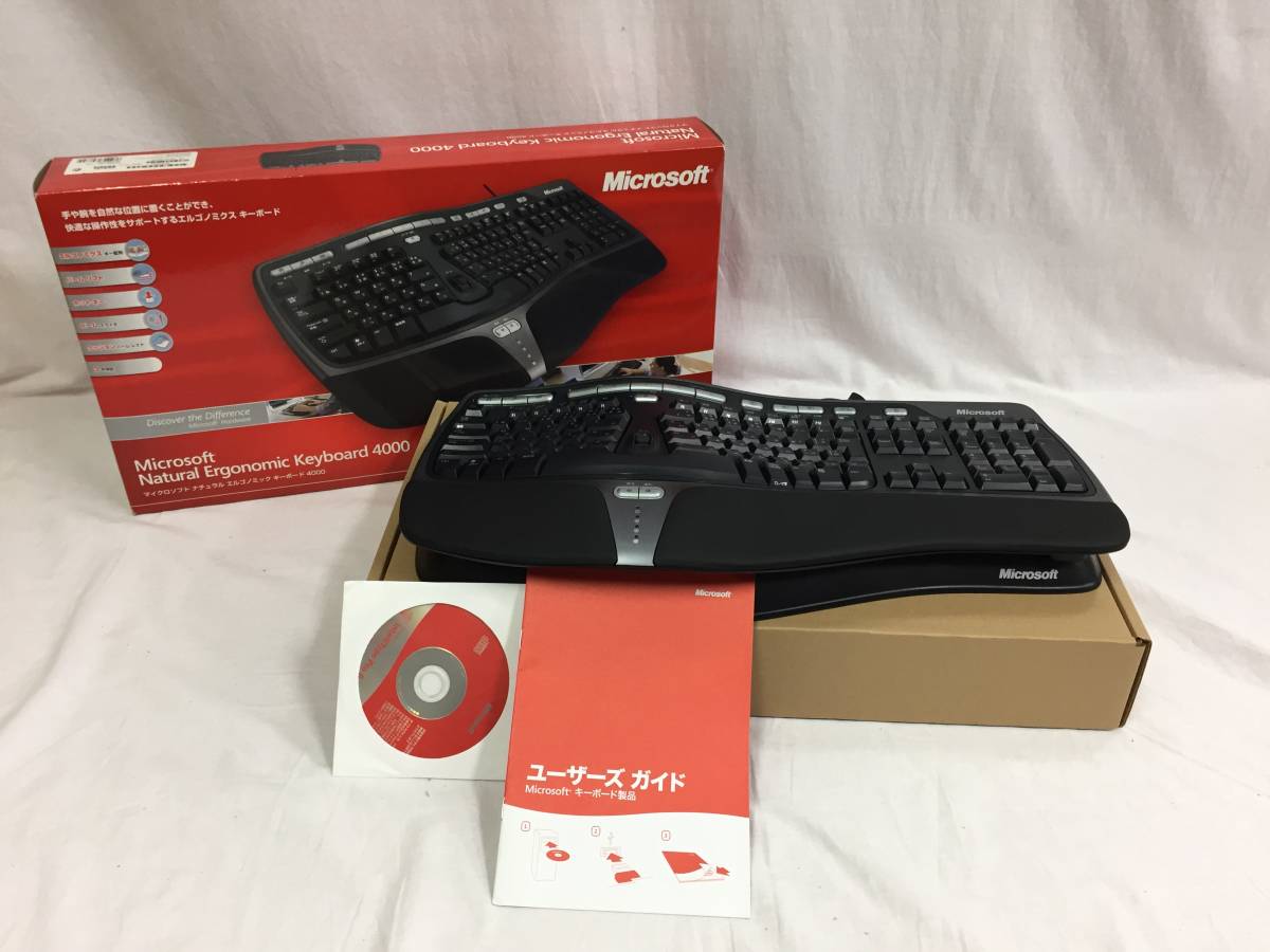 098q216g00 美品 Microsoft Natural Ergonomic Keyboard 4000 Ku 0462 マイクロソフト エルゴノミック キーボード の落札情報詳細 ヤフオク落札価格情報 オークフリー スマートフォン版