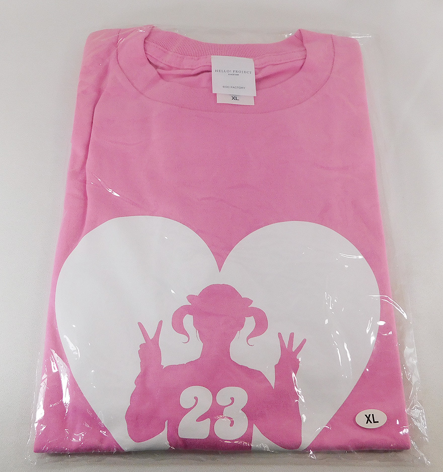 新品】新品「嗣永桃子 23歳 バースデー Tシャツ(XL)」ももちのお誕生日