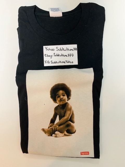 激レア】SUPREME 11AW Biggie TEE ビギー Tシャツ M ナチュラル ...