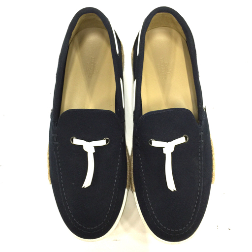 エルメス メンズ スリッポン エスパドリーユ トリップ Trip 41 美品