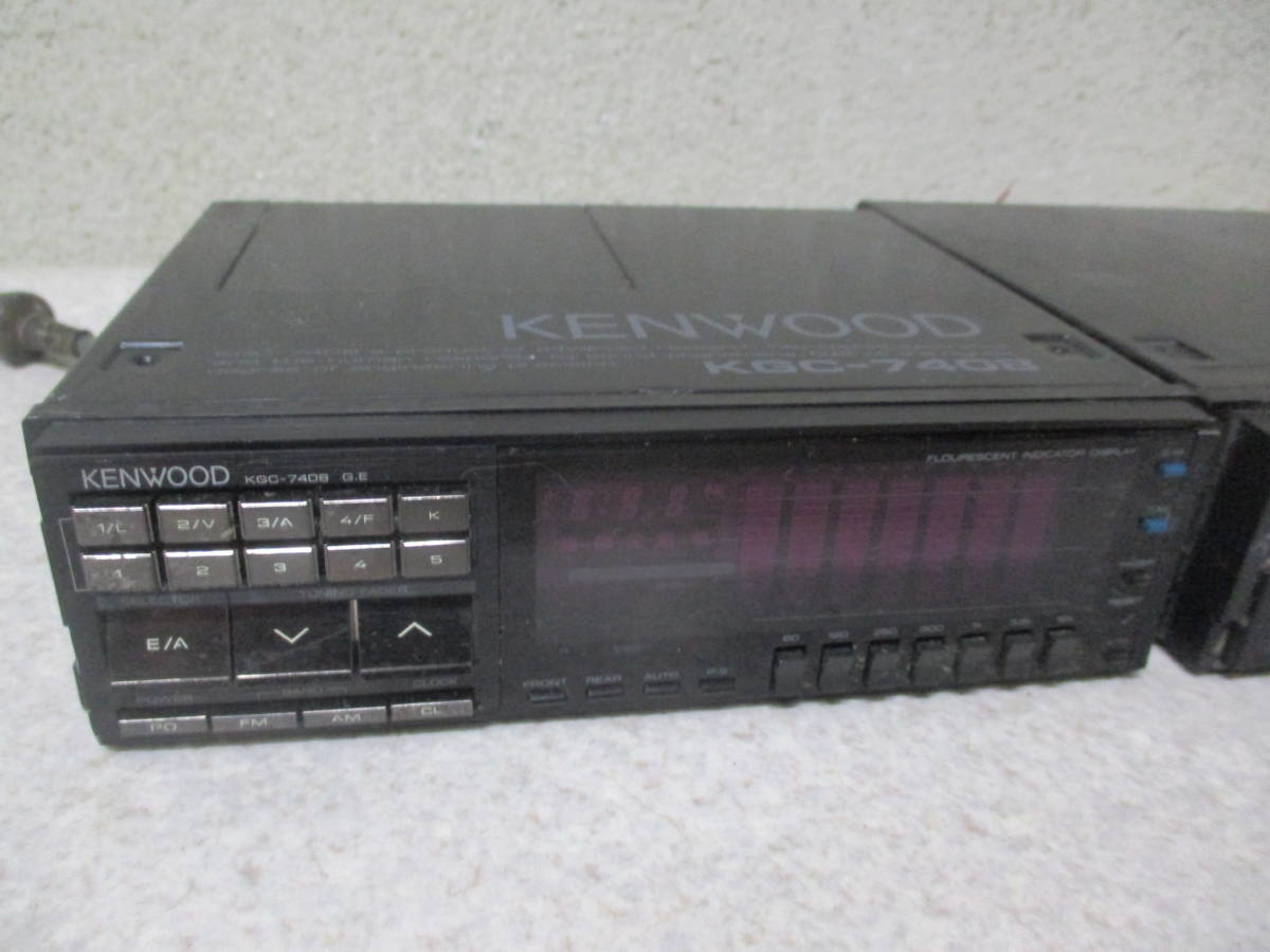 KENWOOD カーステレオ KGC-7408　カセットデッキ KXC-9508 KENWOOD カーステレオ KGC-7408カセットデッキ KXC-9508