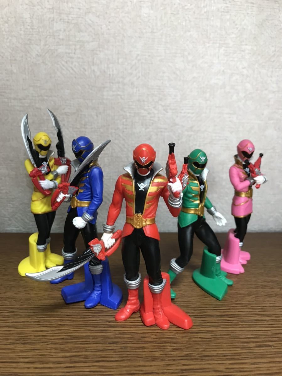中古品 バンダイ 食玩 HDa 海賊戦隊ゴーカイジャー フィギュア 5種
