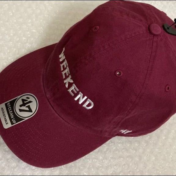 NEAT にしのや エンジ 47brand キャップ NEAT にしのや エンジ 47brand