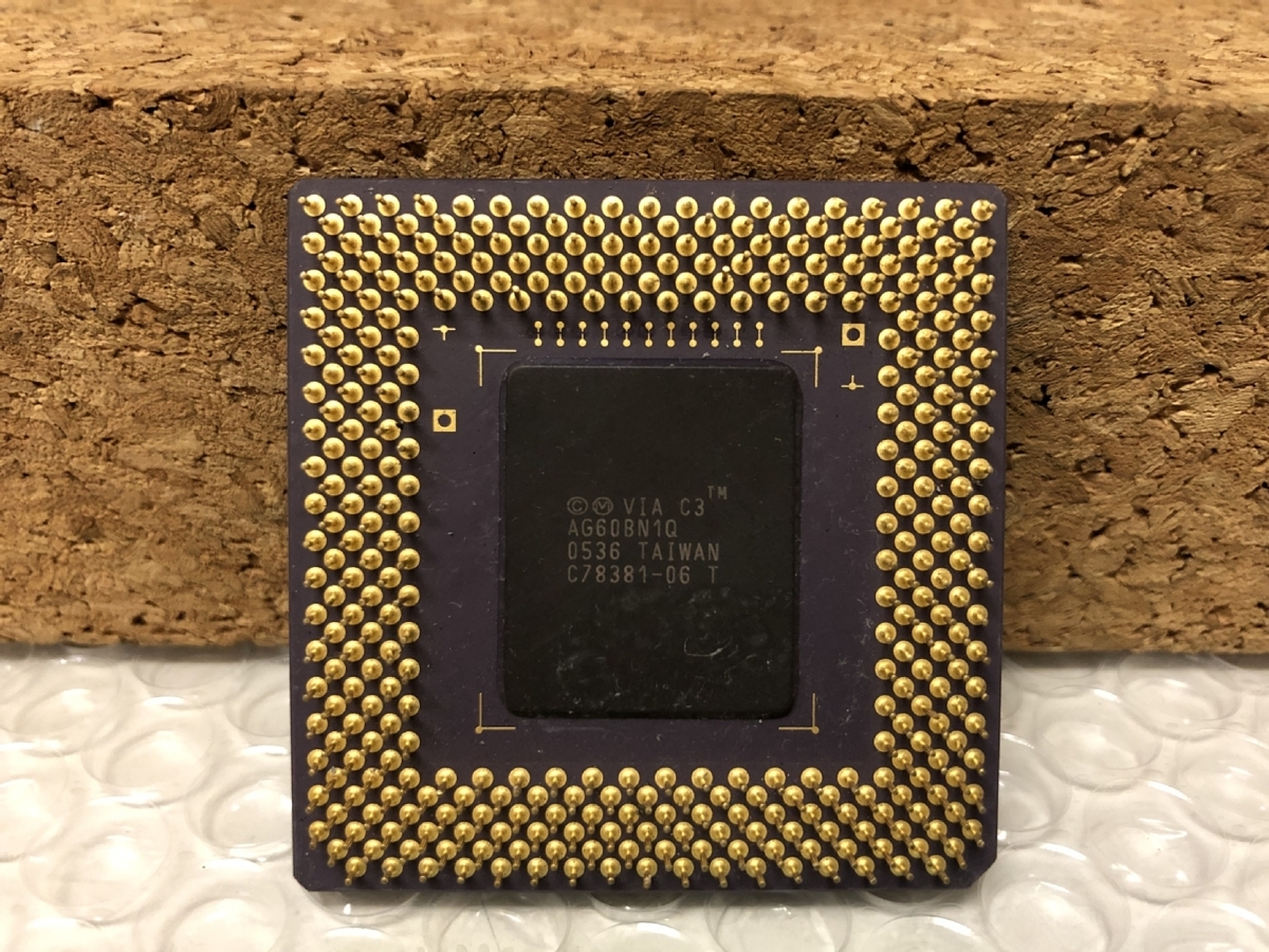 【目立った傷や汚れなし】【送ネコポス360円】 VIA C3 Processor C3-1.0AGHZ Socket370の落札情報詳細 ...