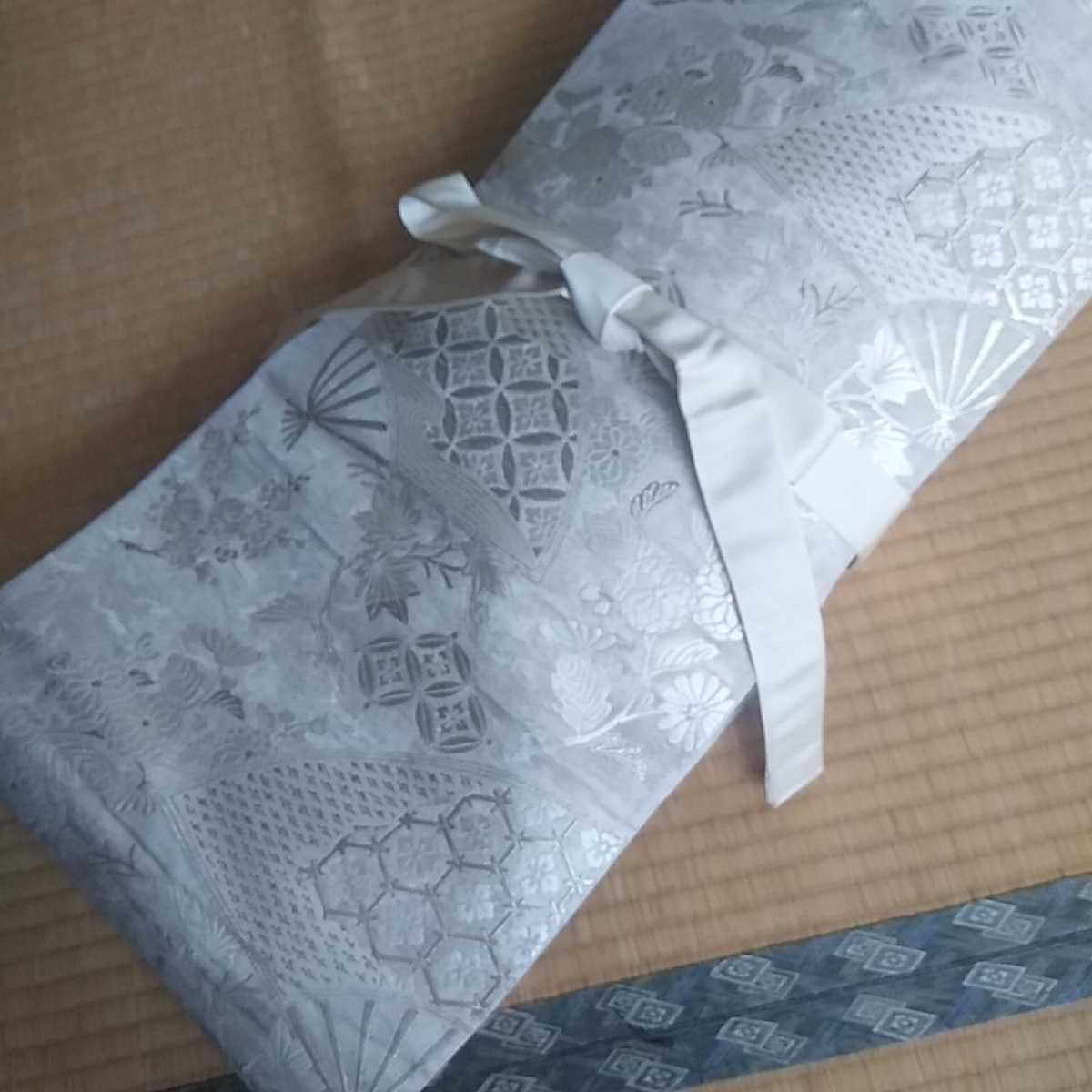 目立った傷や汚れなし】☆琴カバー 琴油単（ゆたん） 絹袋帯リメイク