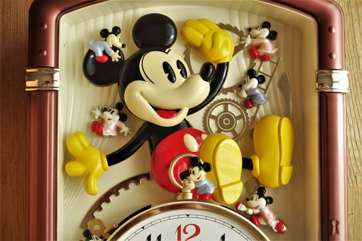 SEIKO ディズニータイム FW711B からくり時計 動作品 目立った傷や汚れ