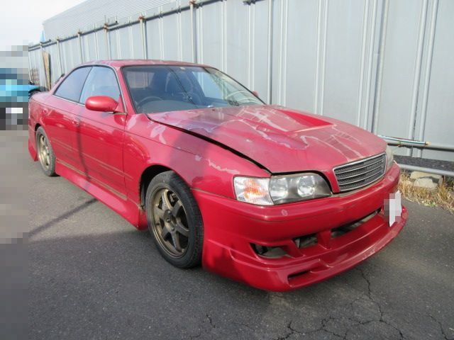 jzx100 チェイサー　マーク2顔　交換あり チェイサーの正面写真・フェイススワップ・JZX100・チェイサー・マーク