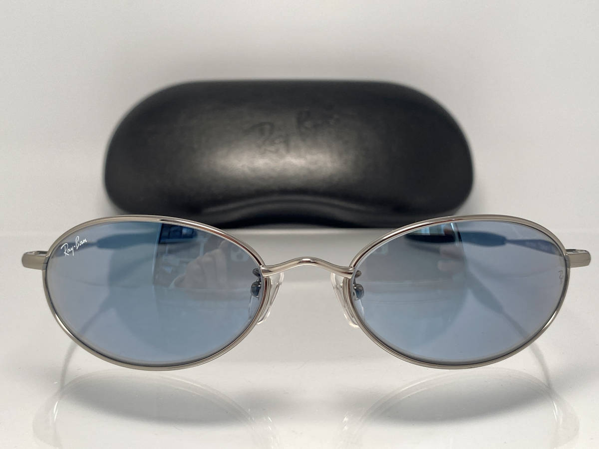 未使用に近い】ケース付☆RAY-BANレイバン RB8014 Titaniumβ 003/46