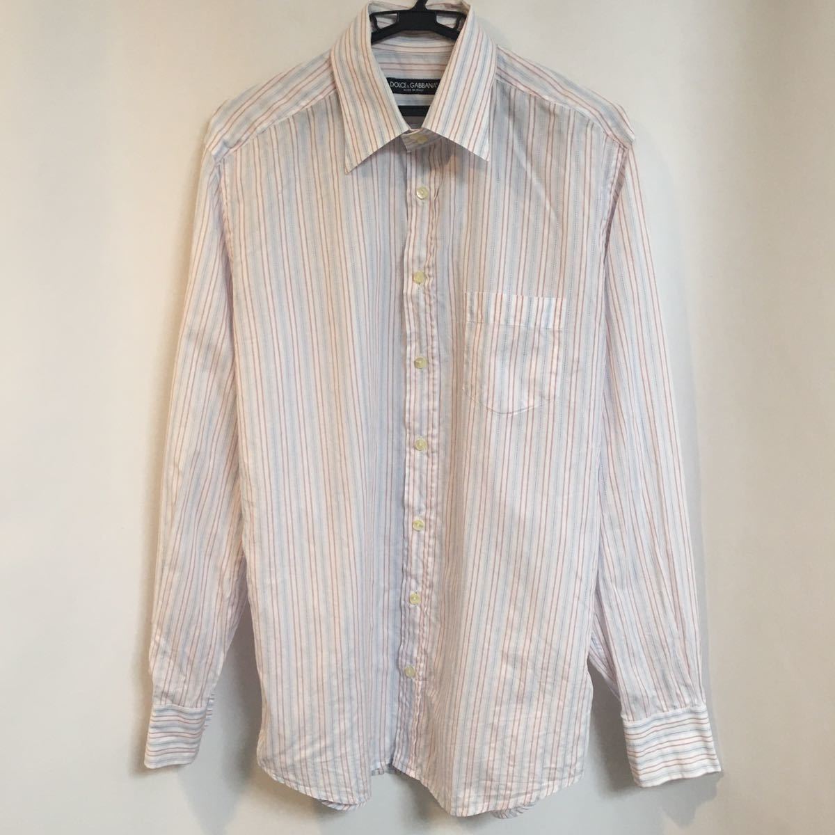 ドルチェ&ガッバーナ 柄シャツ 和柄 白シャツ トップス