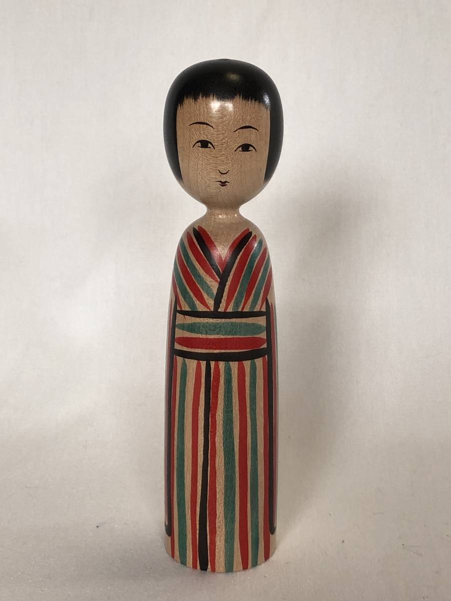予約販売品 伝統こけし 鎌田文市 弥治郎系 高さ約24 5cm Kokeshi Doll Dijelas In