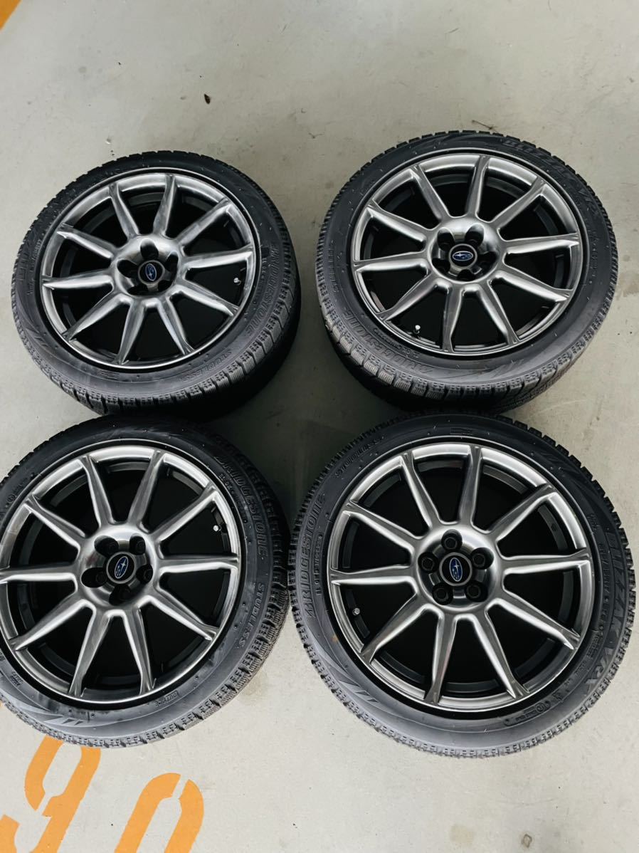 ☆新車外し☆ トヨタ 86 スバル BR-Z 純正 17インチ アルミホイール 4本 流用 50 プリウス 前期 後期 ☆新車外し トヨタ 86 スバル BRZ 前期 純正 17インチ アルミホイール