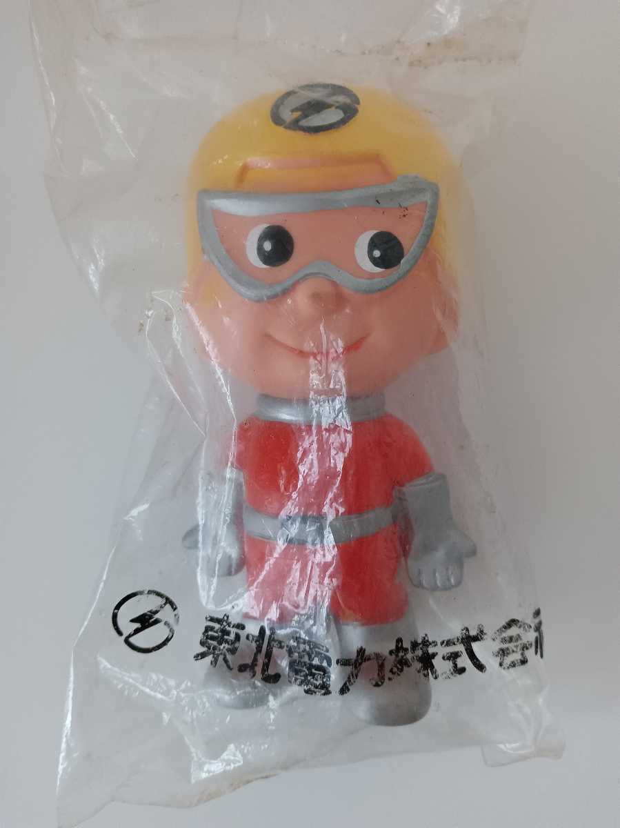 当時物 昭和 レトロ 東北電力 プラス坊や ソフビ人形 貯金箱 企業物ノベルティ 三菱電機☆メル子ちゃん☆昭和レトロ☆ソフビ人形☆貯金箱 8．