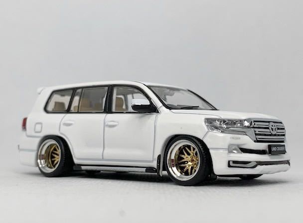 やや傷や汚れあり】GCD 1/64(改) トヨタ ランドクルーザー 200系