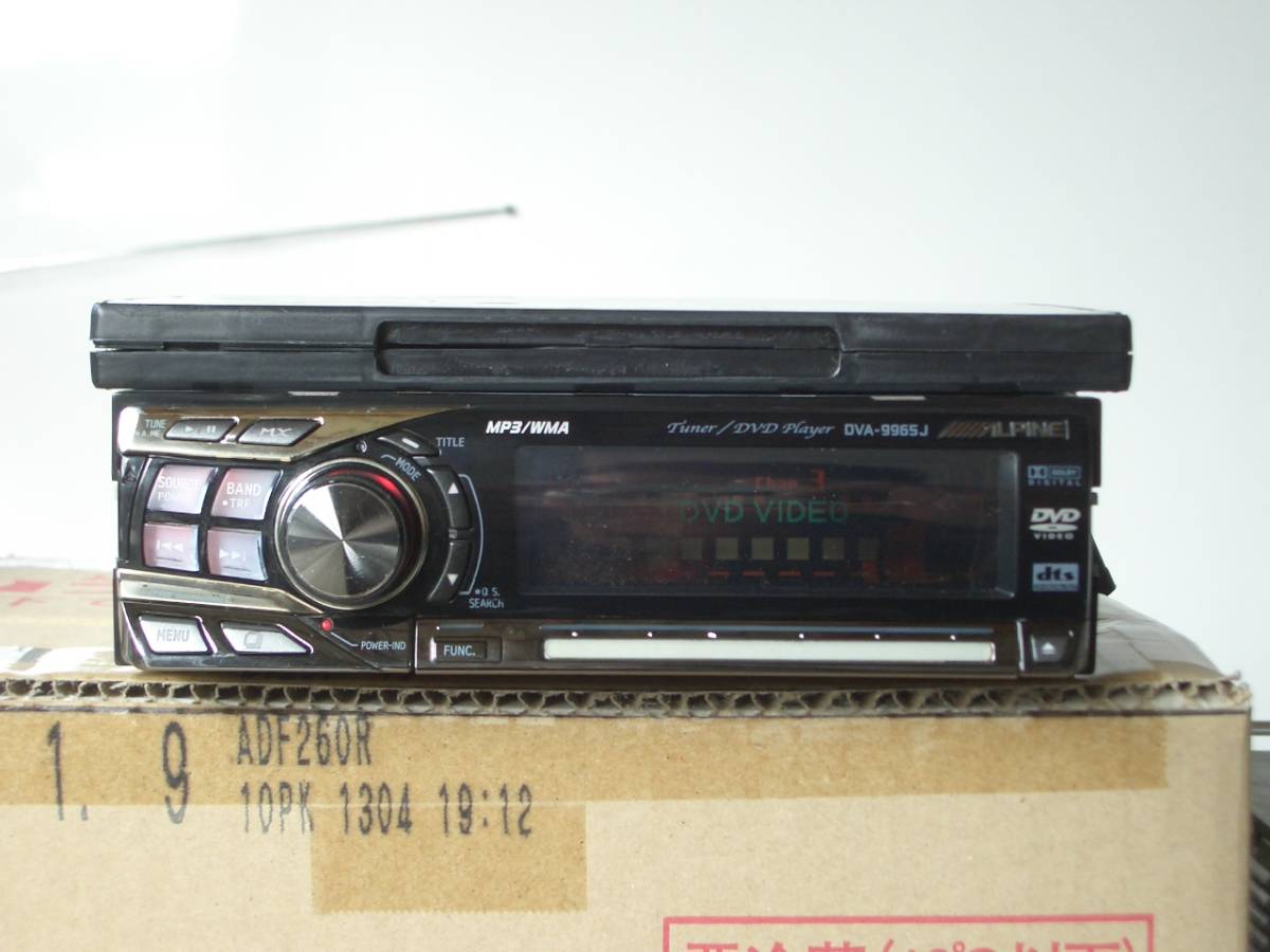 ALPINE アルパイン　DVA-9861JI DVDプレーヤー アルパイン ALPINE DVA-9861JI DVDプレイヤー ALPINE アルパイン DVA
