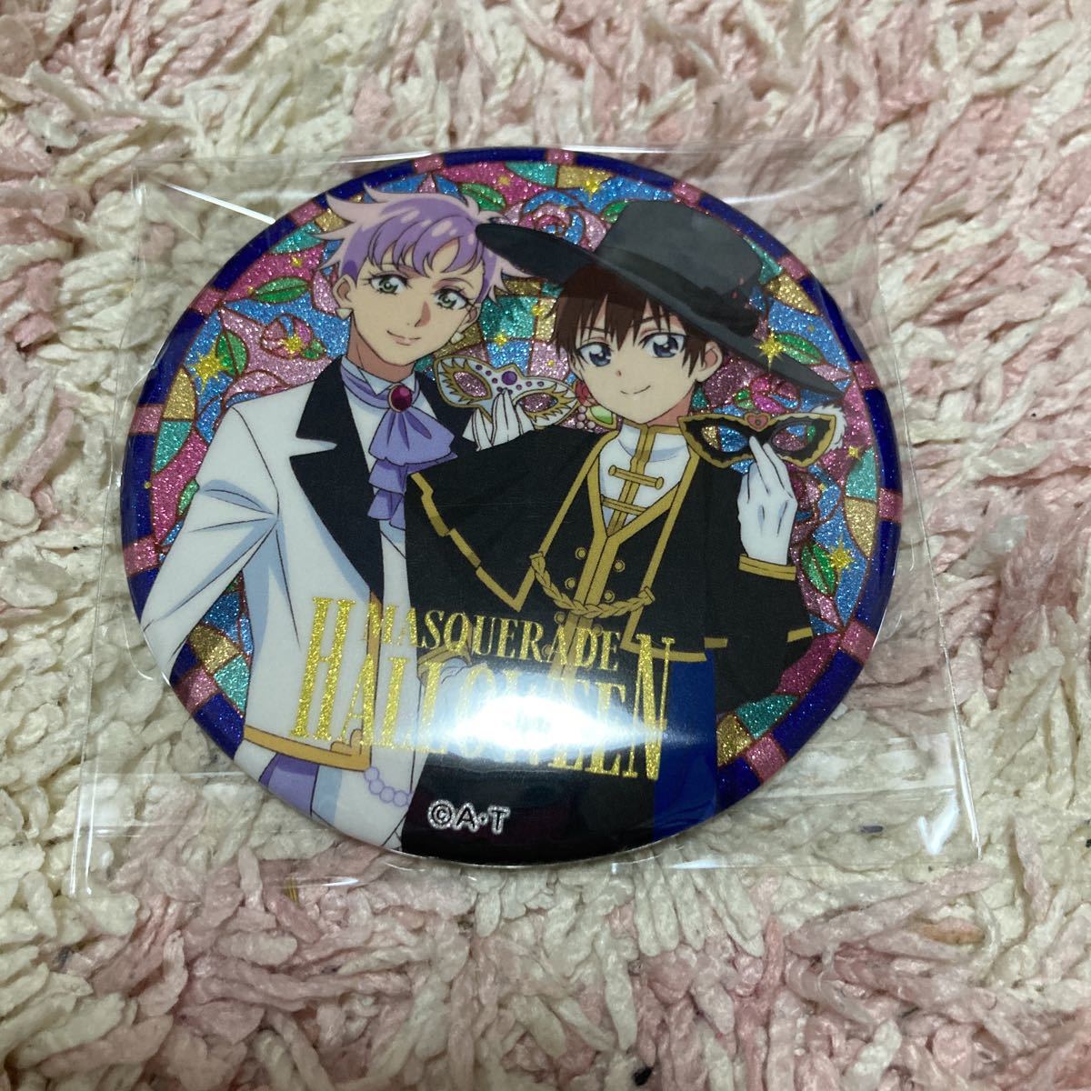 目立った傷や汚れなし】プリキュア 缶バッジ ハロウィン たくみ&ローズ  