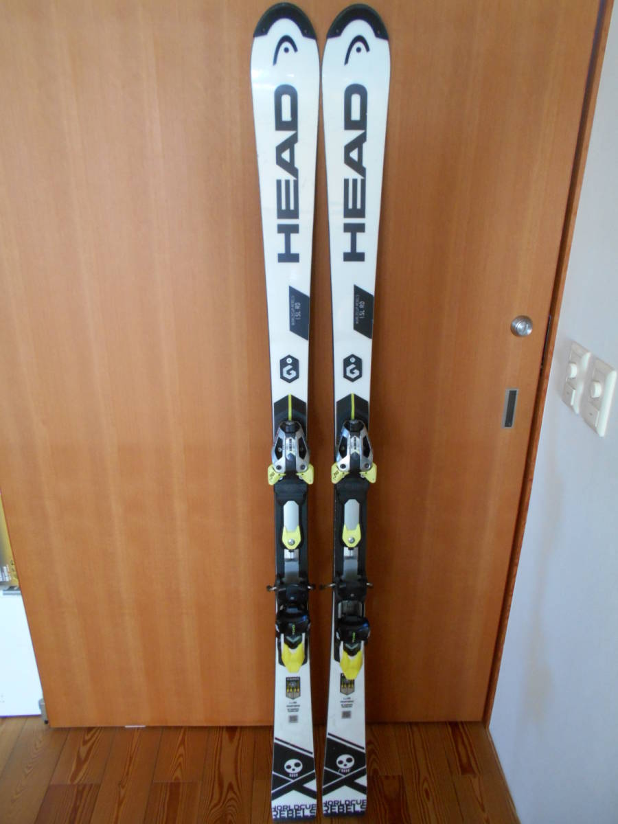 【傷や汚れあり】ヘッド ワールドカップレベルズ I.SLRD エッジ研磨+ホットワックス済 165㎝、head worldcup rebels