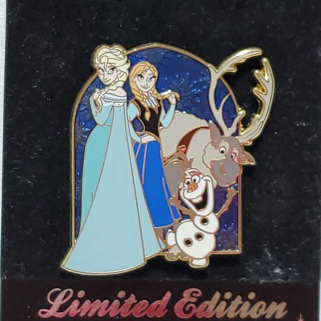 海外 ディズニー LE エルサ＆アナ アナと雪の女王 ピンバッジ - メルカリ