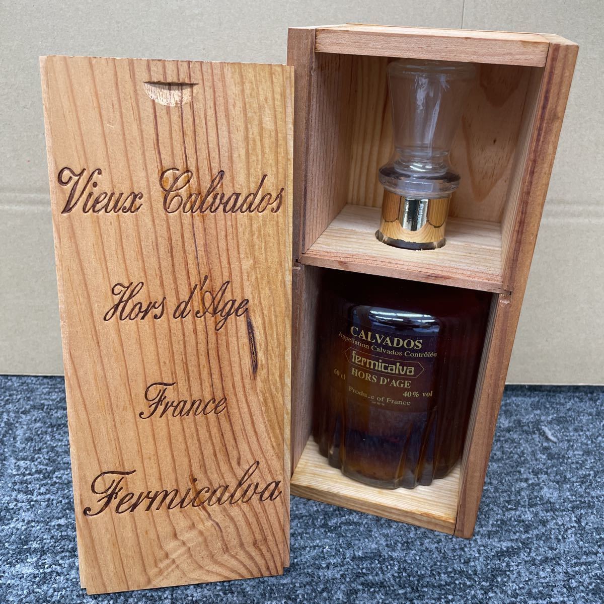 カルバドス　calvados fermicalva 1962・1967の2本 カルバドスcalvados fermicalva 1962・1967の2本