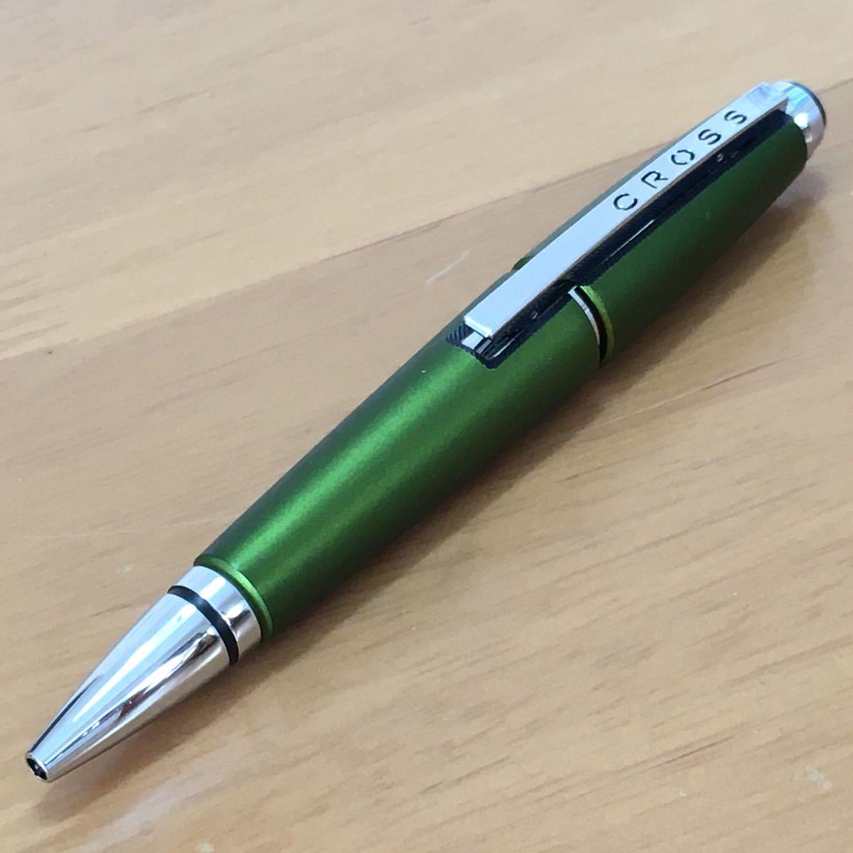 【目立った傷や汚れなし】CROSS Edge Rollerball Pen Octane Green クロス エッジ ローラーボールペン