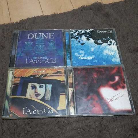 【目立った傷や汚れなし】【CD 4枚セット】L'Arc～en～Ciel ラルク・アン・シエル / DUNE, TIERRA, HEAVENLY ...