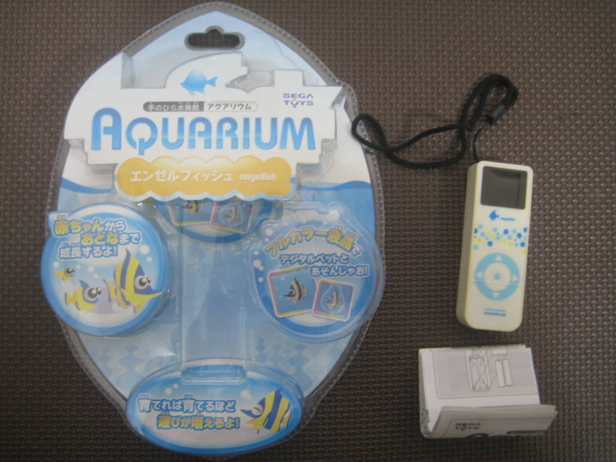 296z 未開封 セガトイズ 手のひら水族館アクアリウム エンゼルフィッシュ 未使用に近い】手のひら水族館 アクアリウム AQUARIUM エンゼル