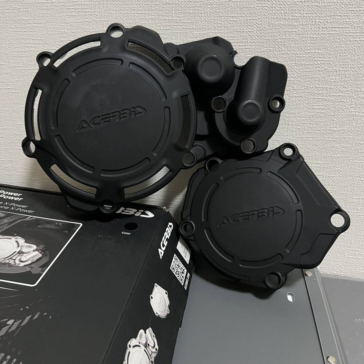 【未使用】Acerbic IGNITION COVER / CLUTCH COVER SET YZ250 / YZ250X (9920