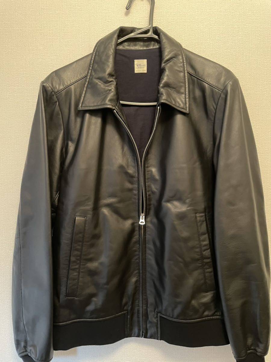 COACH コーチ 羊革レザー ライダースジャケットブラック型番88799