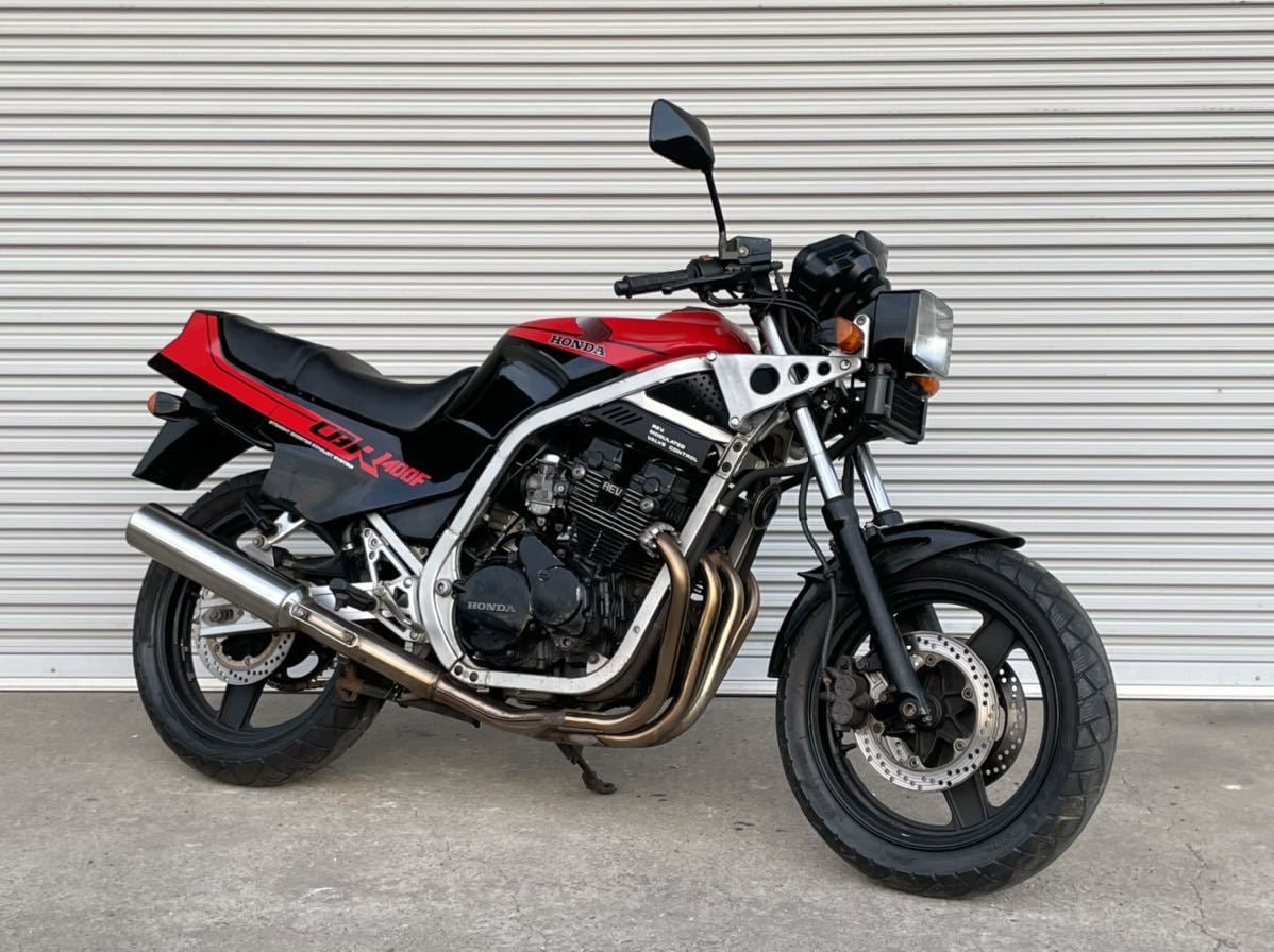 CBX400F アルフィン 黒赤2型 削り出し 【公式通販】