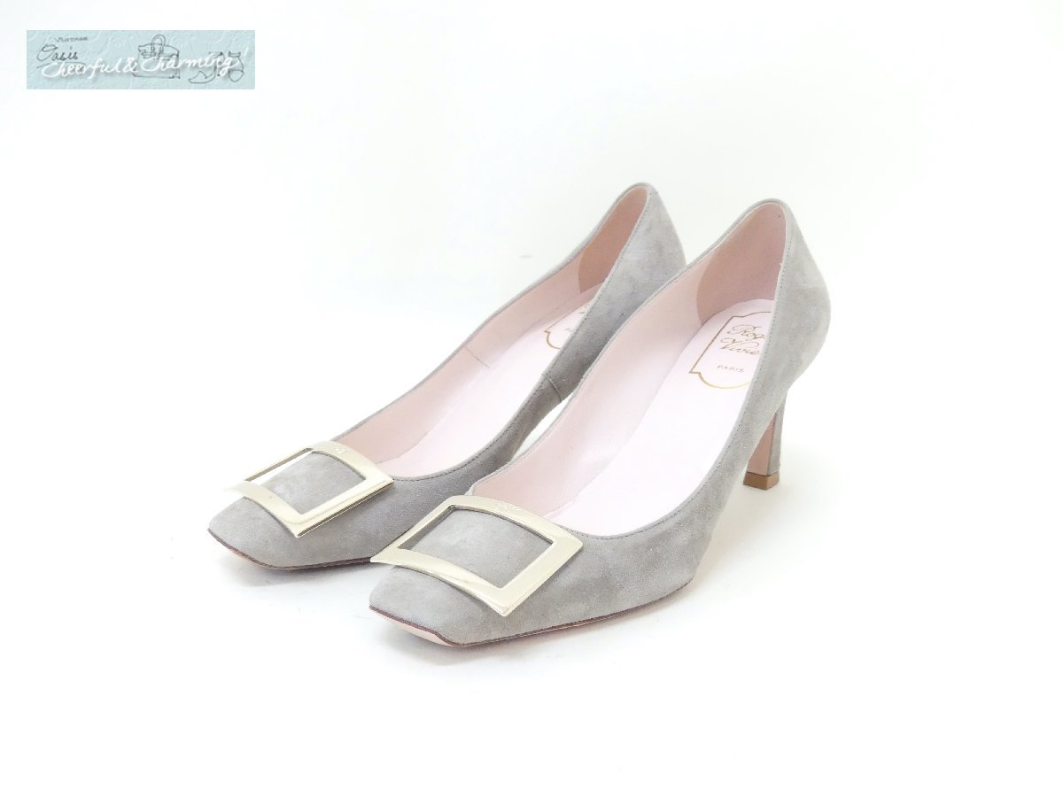 Roger Vivier ロジェ ヴィヴィエ 千鳥 バックル パンプス 34.5 Roger Vivier ロジェ ヴィヴィエ 千鳥 バックル パンプス 34.5