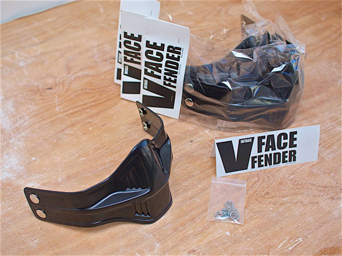 未使用】B品 VINTAGE FACE FENDER ヴィンテージモトクロス チンガード