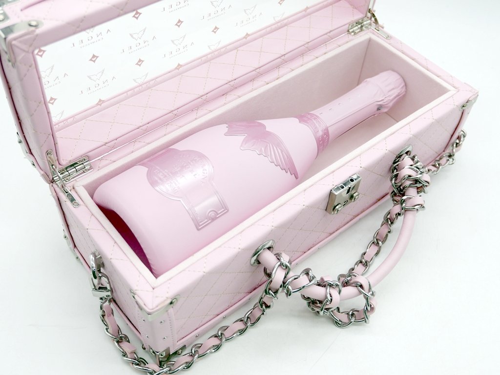 エンジェル シャンパン ドゥミセック ピンク ロゼ 箱付き ANGEL