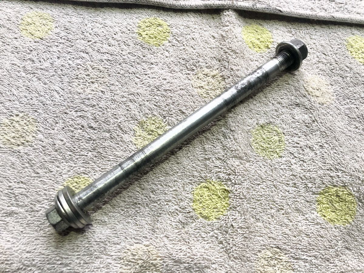 廃番 ホンダ純正品 くるくる 丸 アクスルシャフト 割りピン メッキ