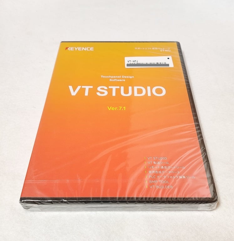 【未使用】 新品未開封★送料無料 キーエンス VT STUDIO Ver. 7.1 日本語版 VTH7J タッチパネルディスプレイ