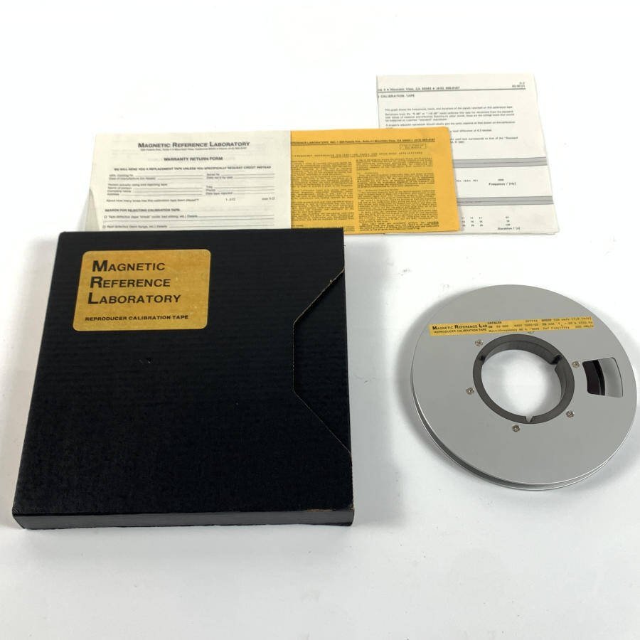 REFERENCE LABORATORY REPRODUCER CALIBRATION TAPE 31T118 1/2” キャリブレーションテープ 8