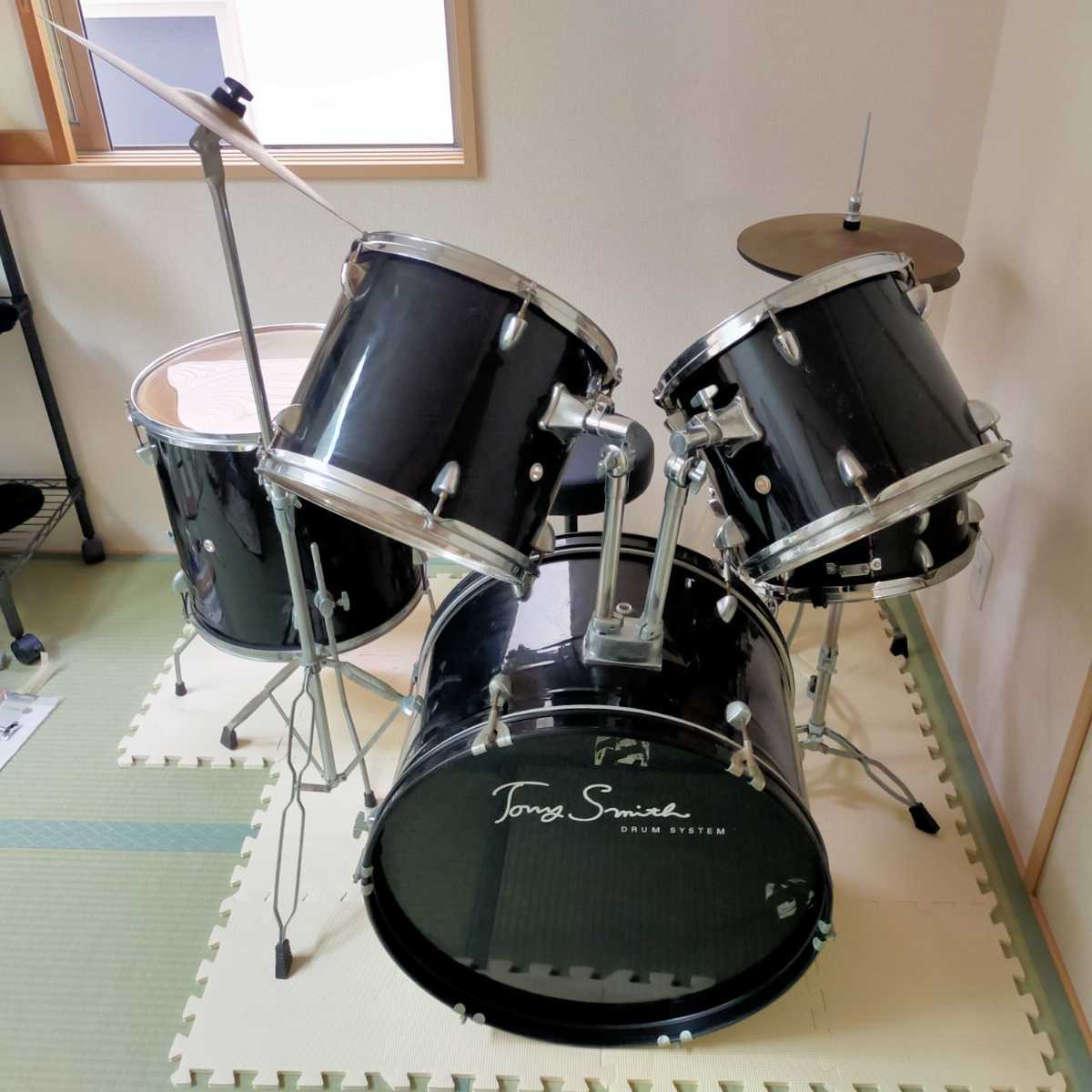 ドラムセット Tony Smith ブラック