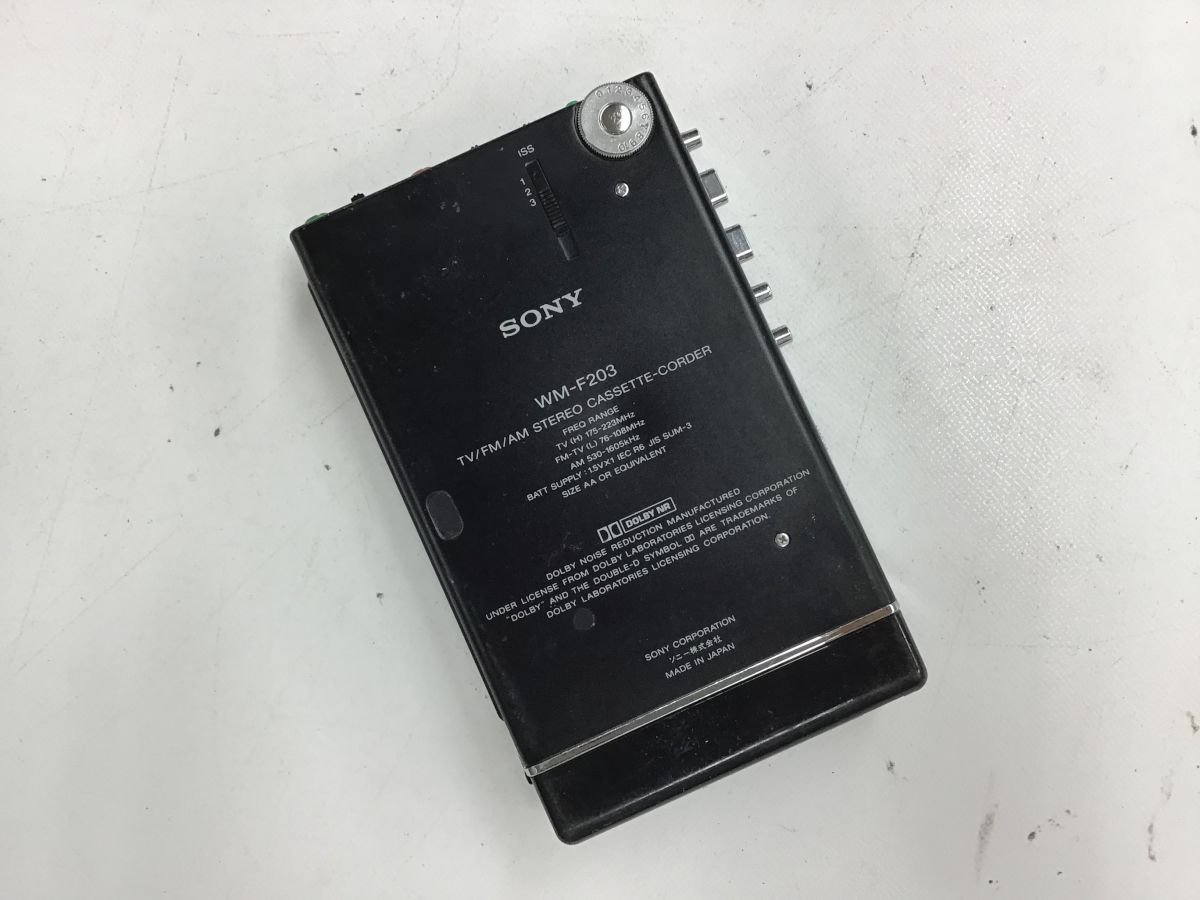 【美品】SONY WM-F203 カセットプレーヤー　ジャンク SONY Walkman WM-F203 Sony WM-F203 ジャンク すねーくさん SONY