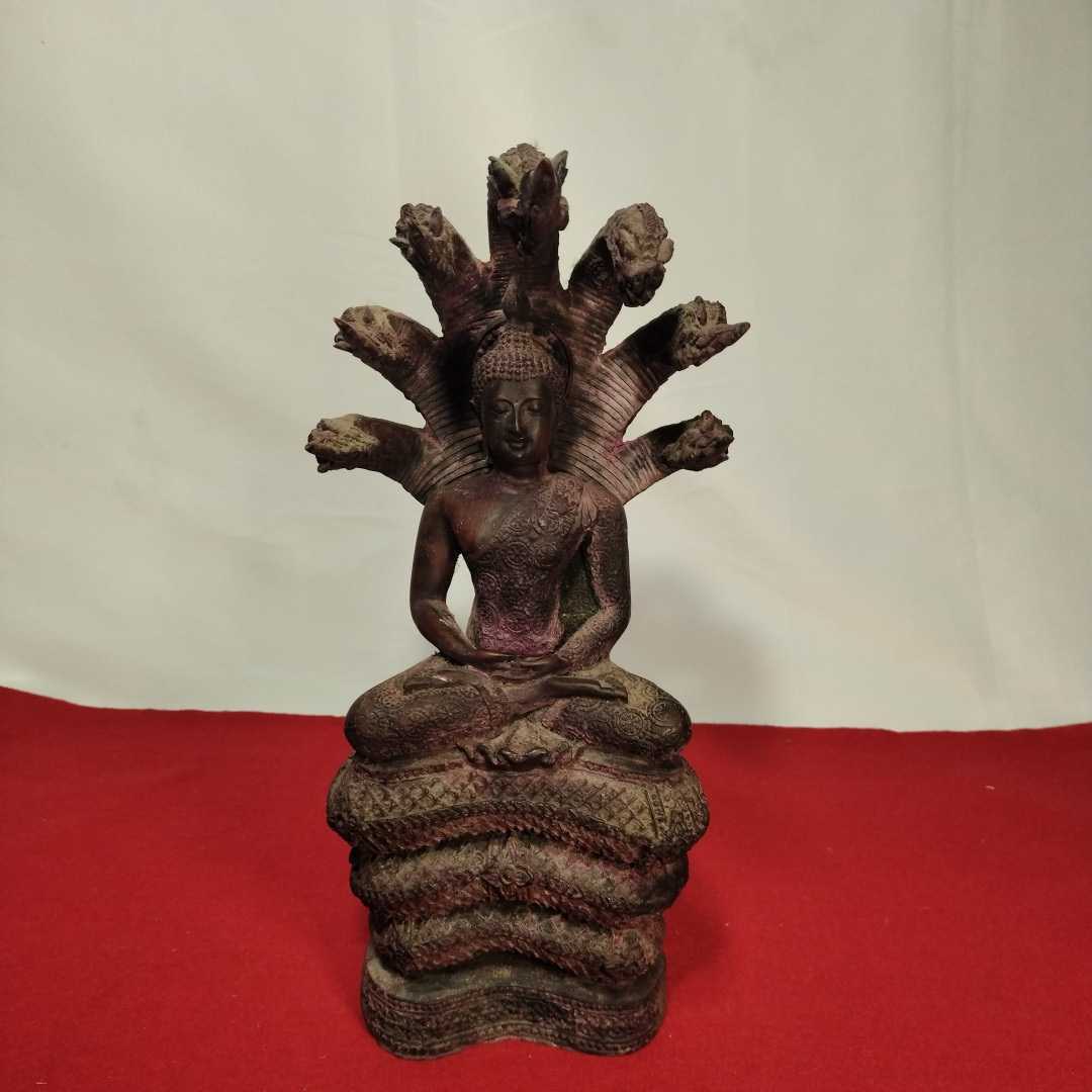 仏教美術　銅製　唐物 中国美術 古玩 古美術 骨董品 寺院　タイ仏像　仏教坐像 唐物 明代 銅拓金 薬師仏 チベット仏教 仏像 仏教古美術 供養品