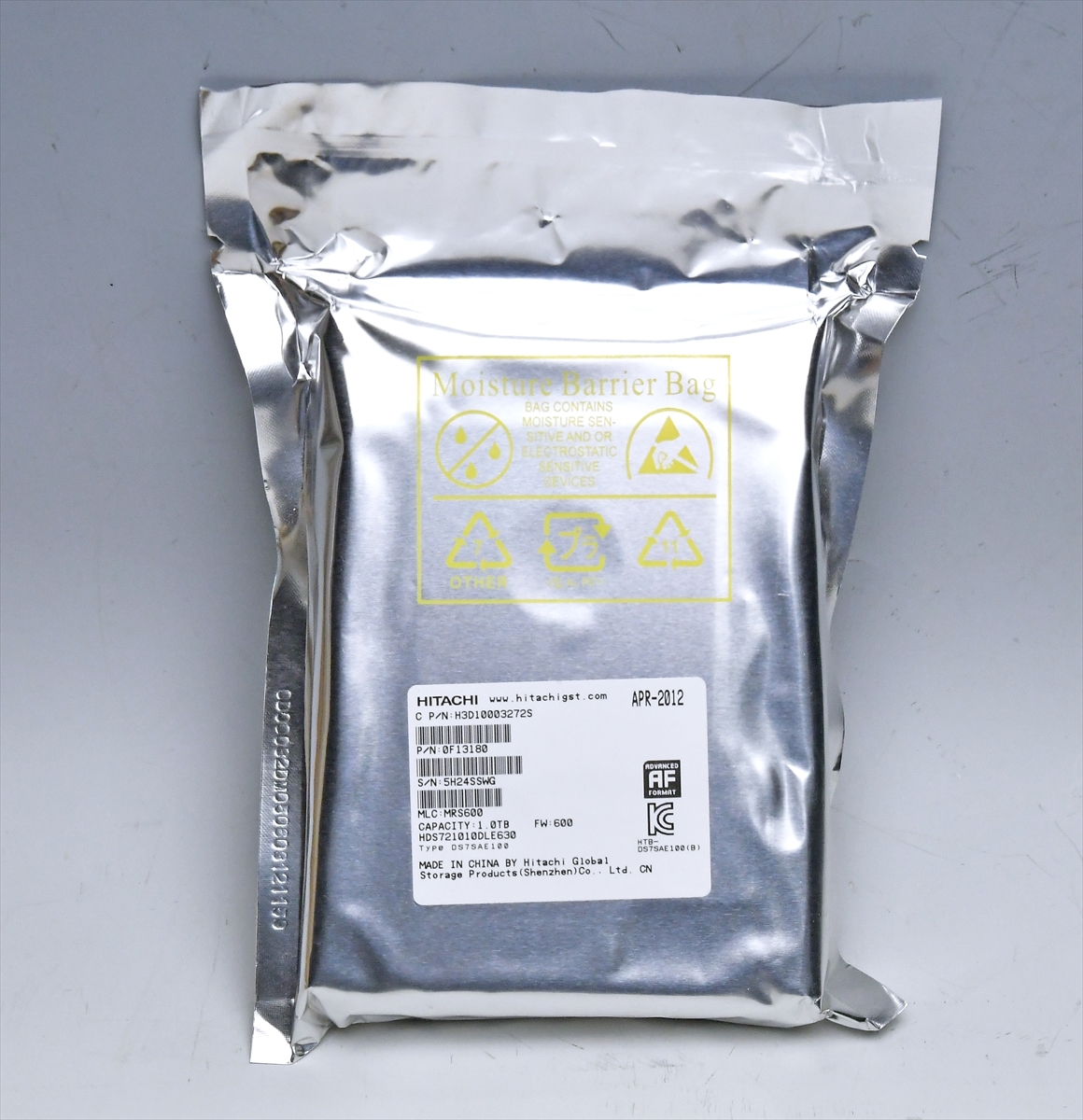 【未使用】☆★新品未開封 日立 Hitachi H3D10003272S 1TB 3.5インチ/SATA600/7200rpm/32MB ...