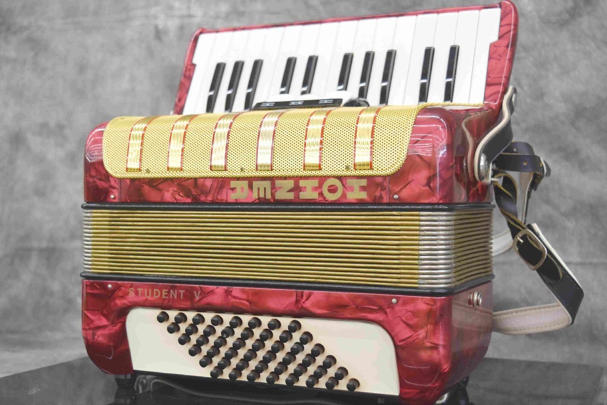 【傷や汚れあり】F☆HOHNER ホーナー STUDENT V アコーディオン ☆中古☆の落札情報詳細 ヤフオク落札価格検索 オークフリー