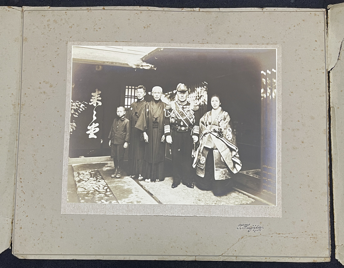 やや傷や汚れあり】◇戦前古写真◇斎藤実・春子夫人 京都藤田写真館 第
