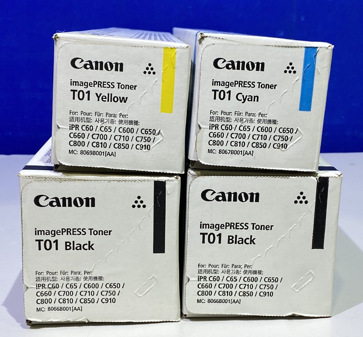 キャノン　Canon 純正　imagePRESS トナー T01 4色セット キャノン Canon 純正 imagePRESS トナー T01 4色セット 特価